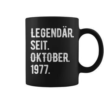46 Geburtstag Geschenk 46 Jahre Legendär Seit Oktober 1977 Tassen - Seseable