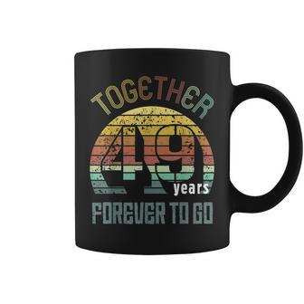 49Th Years Wedding Anniversary Gifts For Couples Matching 49 Coffee Mug - Seseable