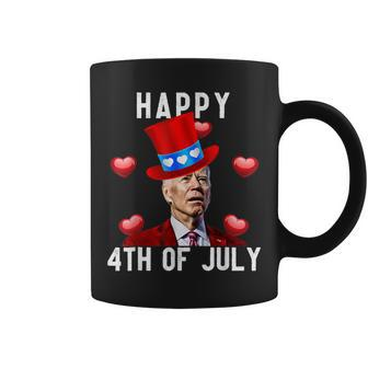 4Th Of July Confused Joe Biden Valentines Day Men Women Coffee Mug - Seseable