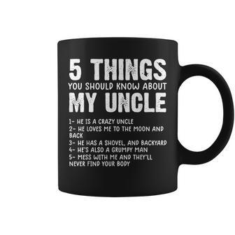 5 Things Should Know About My Uncle Niece From Uncle Coffee Mug - Seseable