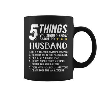 5 Things You Should Know About My Husband Best Hubby Ever Coffee Mug - Seseable