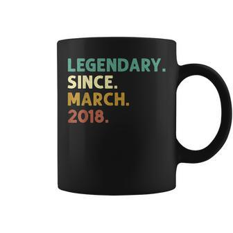 5 Years Old Legend Since March 2018 5Th Birthday Gifts Coffee Mug - Seseable