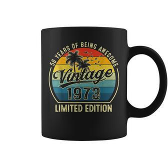 50 Year Old Awesome Since 1973 Limited Edition 50Th Birthday Coffee Mug - Seseable
