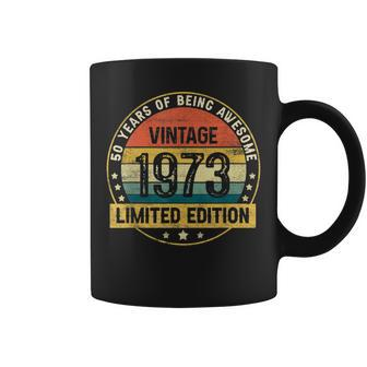 50 Year Old Vintage 1973 Limited Edition 50Th Birthday Retro V3 Coffee Mug - Seseable