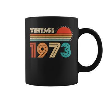 50 Year Old Vintage 1973 Limited Edition 50Th Birthday Retro V6 Coffee Mug - Seseable