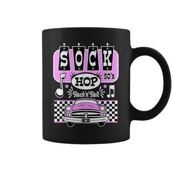 50S Sock Hop Theme 1950S Rockabilly Doo Wop Rock N Roll Car Coffee Mug | Mazezy