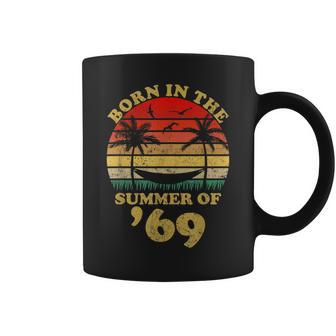 50Th Birthday Born In The Summer Of 69 Mom Dad Vintage Coffee Mug - Seseable