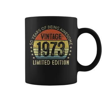 50Th Birthday Gift Vintage 1973 Limited Edition 50 Year Old Coffee Mug - Seseable