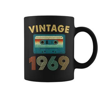 50Th Birthday Gift Vintage Mixtape 1969 50 Years Old Coffee Mug | Mazezy