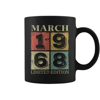 55 Years Old For 55Th Birthday Awesome Since March 1968 Coffee Mug - Seseable