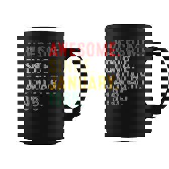 58 Years Old Awesome Since January 1965 Gifts 58Th Birthday Coffee Mug - Seseable