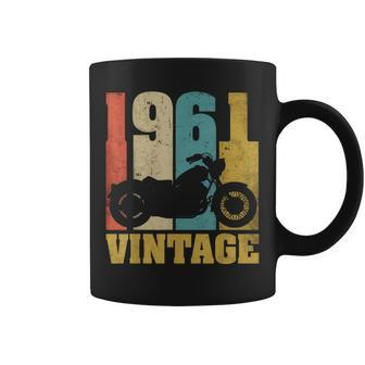 59Th Birthday Biker Gift Vintage 1961 Motocycle Coffee Mug | Mazezy AU