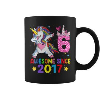 6 Years Old Unicorn Dabbing 6Th Birthday Girl Unicorn Party Coffee Mug - Thegiftio UK