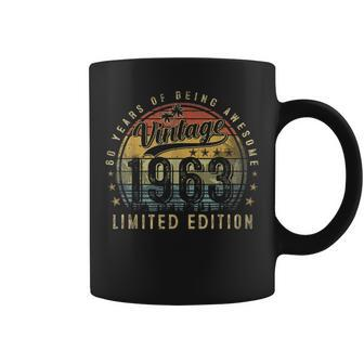 60 Year Old Gifts Vintage 1963 Limited Edition 60Th Birthday V3 Coffee Mug | Mazezy