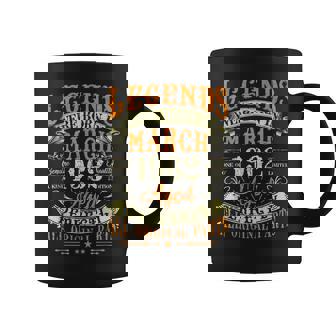 61Th Birthday Gift 61 Years Old Legends Born In March 1962 Coffee Mug | Mazezy