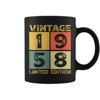 65 Year Old Gifts Vintage 1958 Limited Edition 65Th Bday Coffee Mug - Seseable
