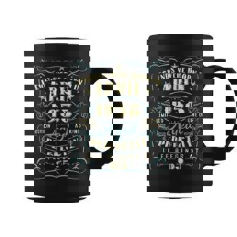 65 Years Old 65Th Birthday Gift Legends Born In April 1958 Coffee Mug | Mazezy