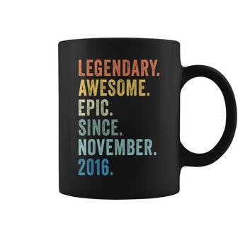 6Th Birthday Boy Legendary Epic Awesome Since November 2016 Coffee Mug - Thegiftio UK