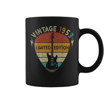 70 Years Old Gift Vintage 1953 Guitar Lover 70Th Birthday Coffee Mug | Mazezy