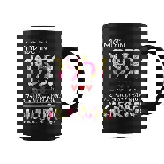 72Th Birthday Gifts For Women Floral Made In 1951 Birthday Coffee Mug - Seseable