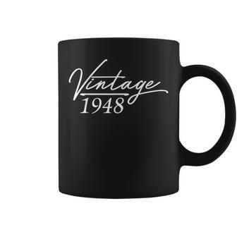 75 Year Old Gifts Vintage 1948 75Th Men Women 75Th Birthday Coffee Mug | Mazezy