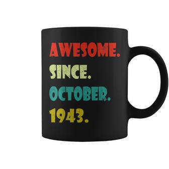 76Th Birthday Gift 76 Years Old Awesome Since October Coffee Mug | Mazezy