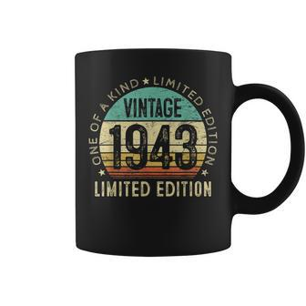 80 Year Old Gift Vintage 1943 80Th Birthday Gift Men Women Coffee Mug - Seseable
