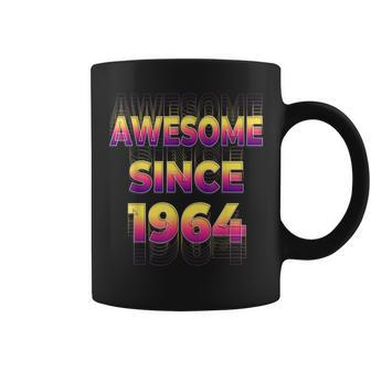 80S 90S Vintage Born In Awesome Since 1964 Party 58 Year Old Coffee Mug - Seseable