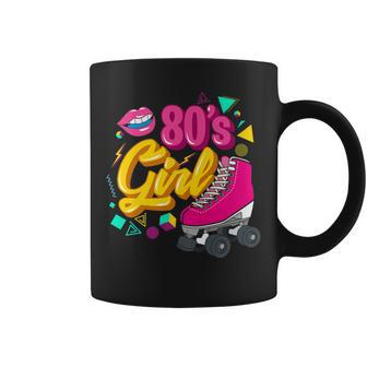80S Party Theme Party Outfit Costume Vintage Retro 80S Girl Coffee Mug - Thegiftio UK