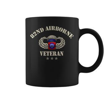 82Nd Airborne Veteran Paratrooper Military Soldier Vintage Coffee Mug - Seseable