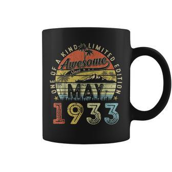 90 Year Old Awesome Since May 1933 90Th Birthday Coffee Mug | Mazezy