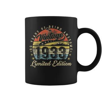 90 Year Old Gifts Vintage 1933 Limited Edition 90Th Birthday Coffee Mug | Mazezy