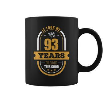 93Rd Birthday Gifts For Men Grandpa 93 Year Old Retro 1927 Coffee Mug | Mazezy