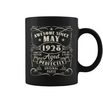 95Th Birthday Awesome Since May 1928 95 Years Old Gift Men Coffee Mug | Mazezy