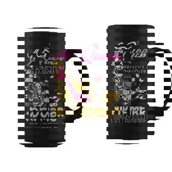 A Queen Was Born In November Living My Best Life - Womens Standard Coffee Mug | Seseable UK