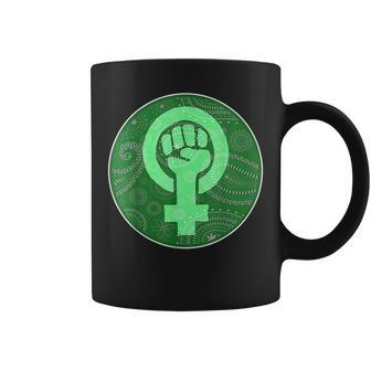 Abortion Rights Feminist Fist Green Bandana Pro Choice  Coffee Mug