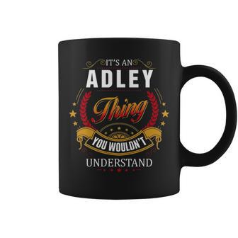 Adley Family Crest Adley Adley Clothing Adley T Adley T Gifts For The Adley Coffee Mug - Seseable
