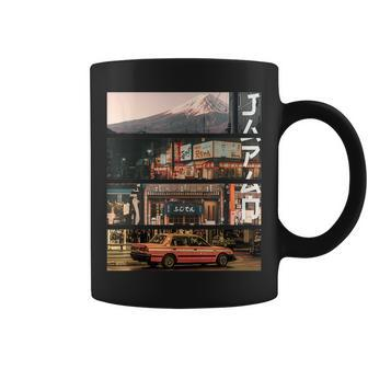 Aesthetic Style Vaporwave Japan 80S 90S Tokyo Osaka Street Coffee Mug | Mazezy