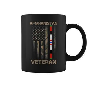 Afghanistan Veteran American Us Flag Proud Army Military Coffee Mug - Seseable
