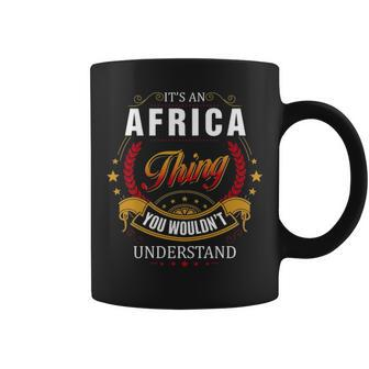 Africa Family Crest Africa Africa Clothing Africa T Africa T Gifts For The Africa Coffee Mug - Seseable