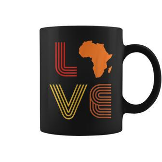 Africa Love African Land Map For Black History Month Pride Coffee Mug - Seseable