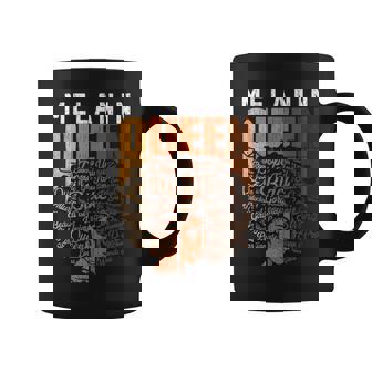 Afro African American Women Black Melanin Queen Junenth Coffee Mug | Mazezy