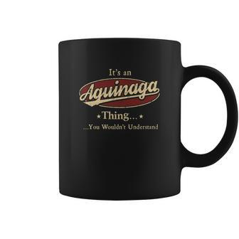 Aguinaga Name Aguinaga Family Name Crest Coffee Mug - Seseable