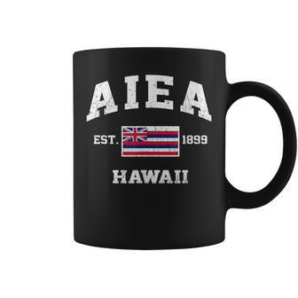 Aiea Hawaii Hi Vintage State Athletic Style Coffee Mug - Seseable