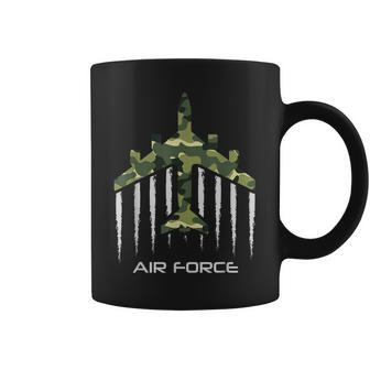 Air Force Military Pilot Fighter Jet Camouflage American Pj Coffee Mug - Seseable