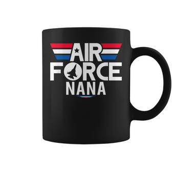 Air Force Proud Nana 4Th Of July Military Veteran Coffee Mug | Mazezy