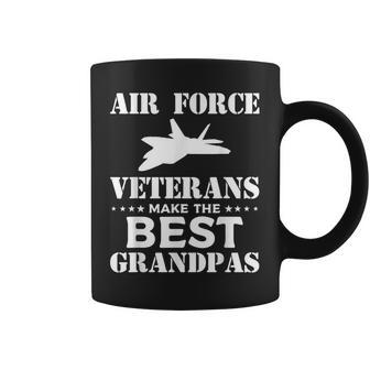 Air Force Veterans Make The Best Grandpas Veteran Grandpa Coffee Mug - Seseable
