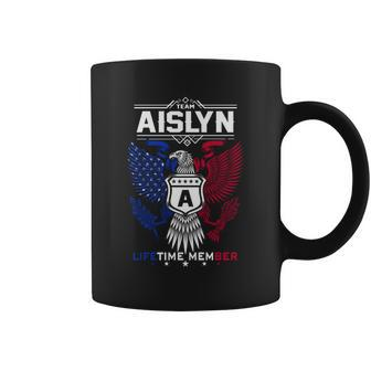 Aislyn Name - Aislyn Eagle Lifetime Member Coffee Mug - Seseable