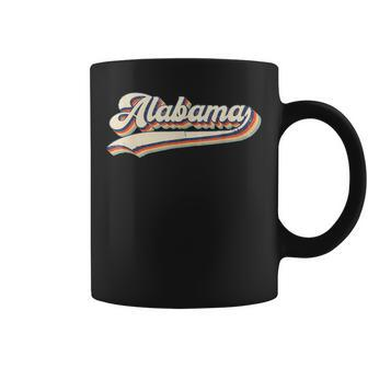 Alabama State Sports Name Vintage Retro Gift Men Women Boy Coffee Mug | Mazezy UK
