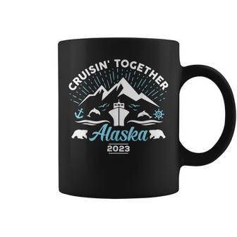 Alaska Cruise 2023 Family Friends Group Travel Matching Coffee Mug | Mazezy